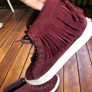 • GIRLS VANS SK8-HI MOCCASINS •